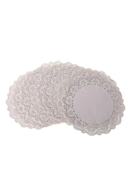500 Pieces 9 cm Lace Paper Coasters - Coffee Presentation for Saucer Pastry Muffin Cake Cookie