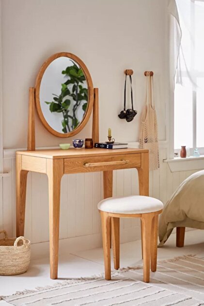 mikey office Ahşap Sunflower Makyaj Masası - Fiyatı, Yorumları