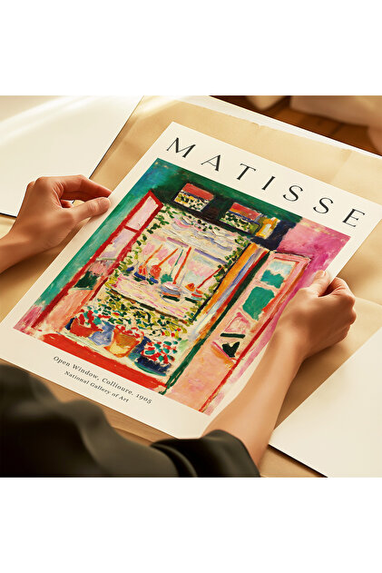 ARTHOUSECOLLECTIVE Matisse Poster - Open Window, Collioure - Tablo