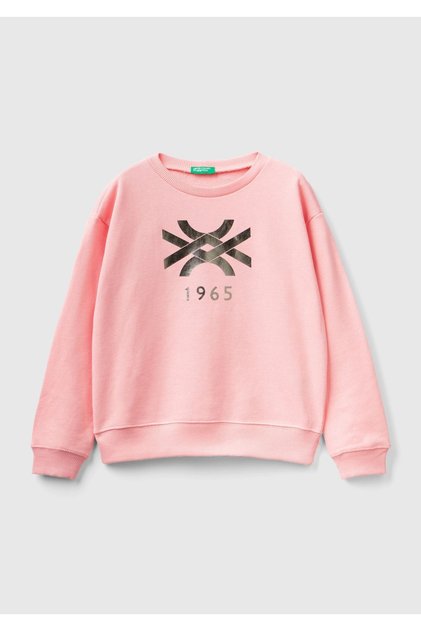 Pink Benetton 03Z Girl's Sweatshirt