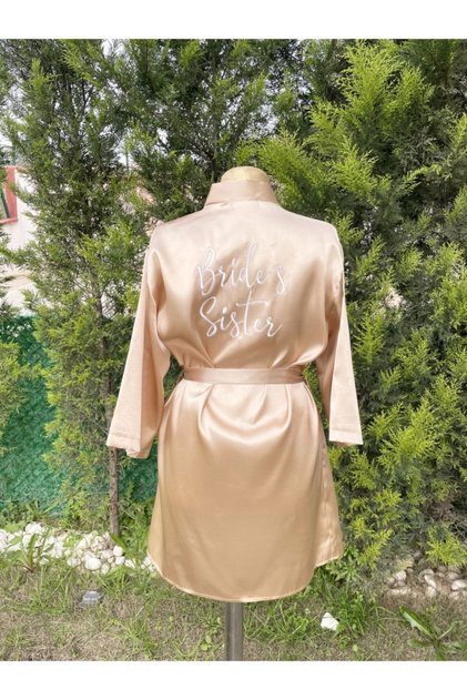 Bride's Sister Gold Dressing Gown