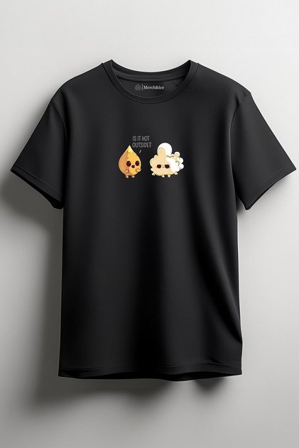 Hot Corn Front Printed Unisex T-Shirt - Is It Hot Outside?