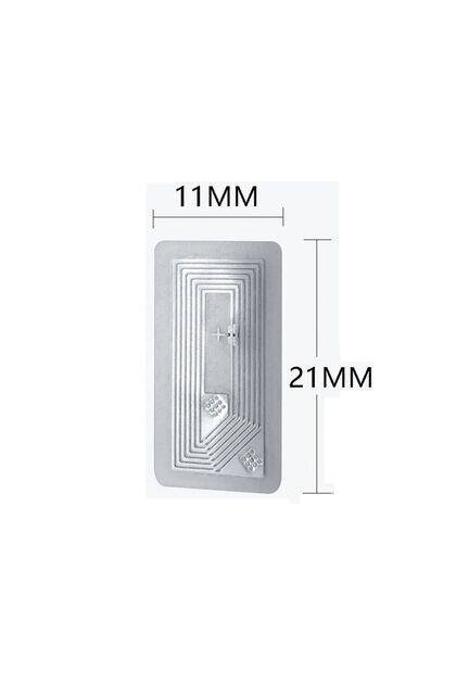 Genel Markalar 13.56Mhz Ntag213 Nfc Rfid Etiket Transparan