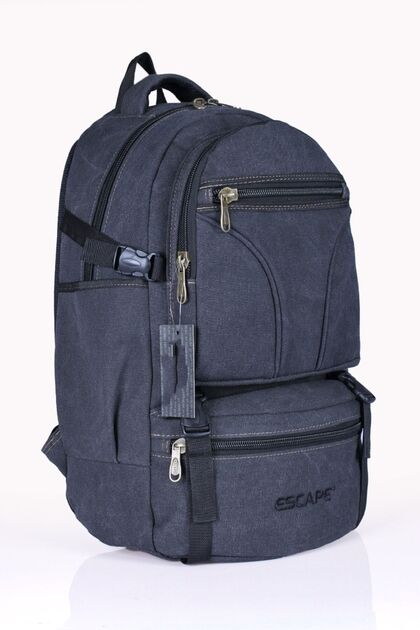 ESCAPE 501 Unisex Siyah Dağcı Su Geçirmez Kanvas Kumaş Outdoor