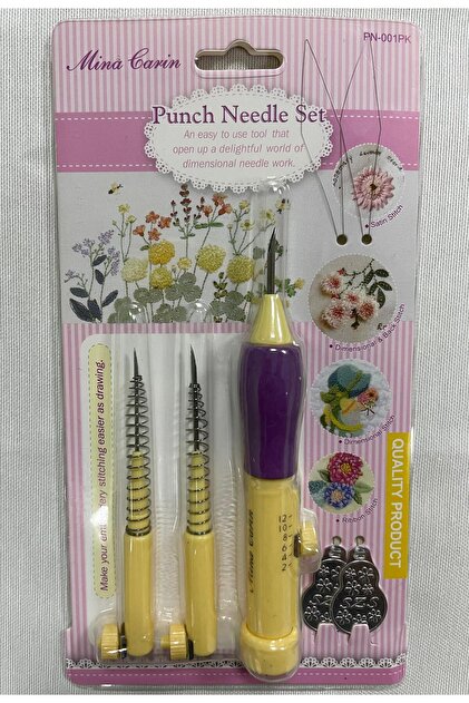 Ac de brodat Mina Carin / Ac de brodat / Ac de perforat / Ac / Set de ace de perforat / Ac original Mina Carin