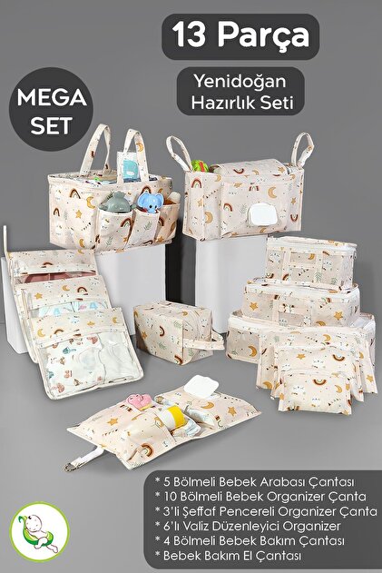 Meleni Baby 13'lü Yenidoğan Hastane Çıkış Seti - Anne Bebek Bakım