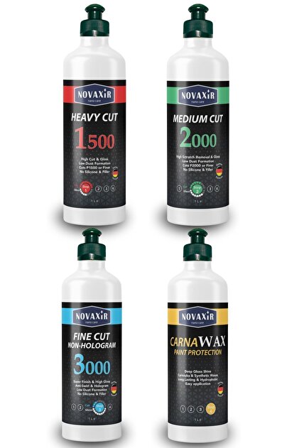 Genel Markalar 4'lü PASTA CİLA SET, 500 mL KALIN, ORTA, İNCE PASTA
