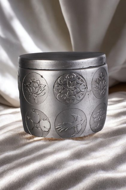 Jewelry Box Jewelry Organizer Box with Lid Jewelry Organizer Antique Silver Color Model 9