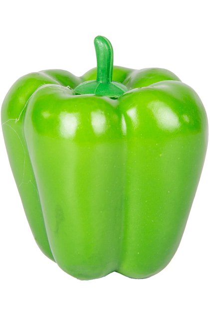 Ardei iute umplut artificial, verde - 8x9 cm