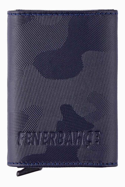 Genuine Leather Mechanism Magnet Wallet, Men's Wallet, Fenerbahçe Women's Wallet, Gift