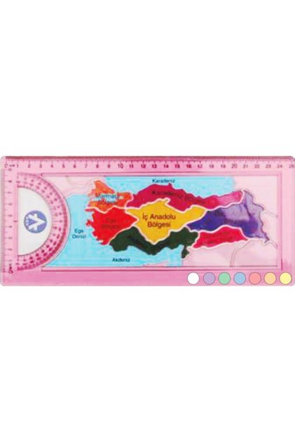 Șablon Turcia 25 cm Transparent Colorat