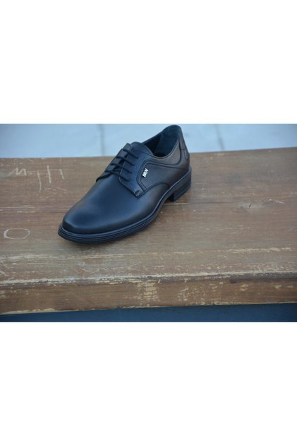 Men's Winter Shoes Genuine Leather Rubber Sole Lace-Up Water Resistant