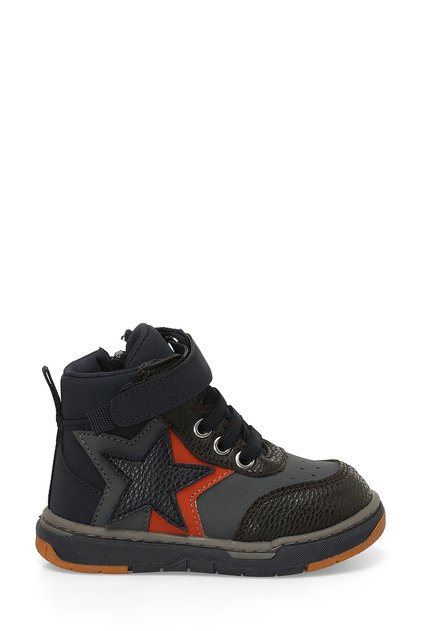Stor.B4Pr Brown Boy's High Sneaker