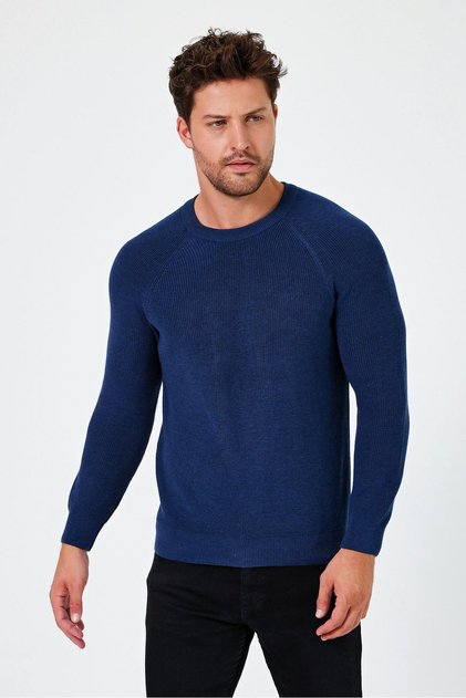 Cycling Neck Regular Fit Sweater (E24-Eze-03)