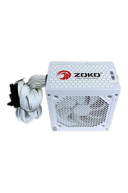 zoko ZK600 Beyaz 600W 12 Cm Fanlı Güç Kaynağı - Fiyatı, Yorumları