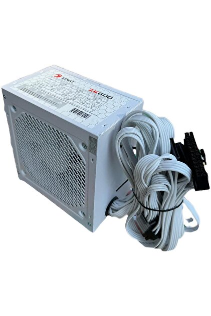 zoko ZK600 Beyaz 600W 12 Cm Fanlı Güç Kaynağı - Fiyatı, Yorumları