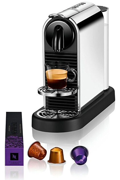 コーヒーメーカー・エスプレッソマシン NESPRESSO Citiz Platinum D140-ME Amazon | ネスプレッソ ORIGINAL カプセル式コーヒーメーカー シティズ