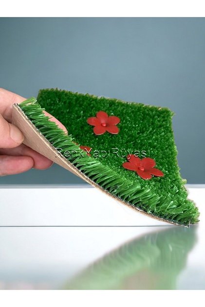 2 Adet Banyo Gideri Kapatıcısı, Dekorafir Süzgeç Kapaığı, Yapay Cim Süzgeç Kapağı, Gider Kapatıcı