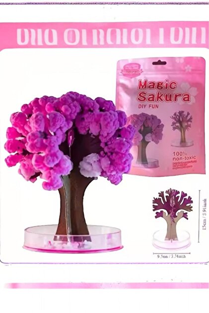 Sezka Life Dekorasyon Ağacı Duvar Asılabilir Su İle Büyüyen Yapay