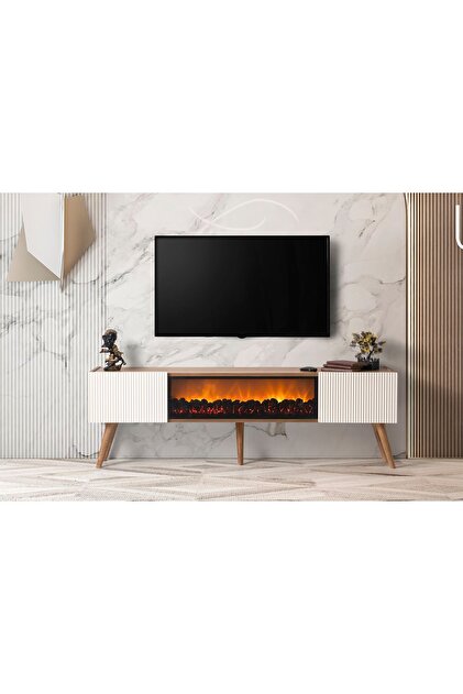 Dodo İç Mimarlık & Mobilya Tasarım Venice Şömineli Tv Ünitesi