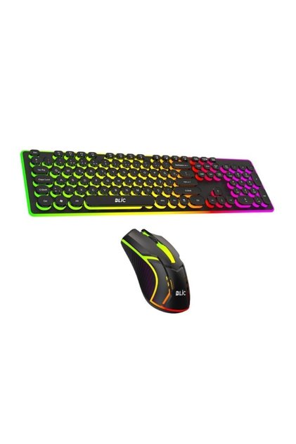 Blic BKB8 Rgb Işıklı Kablolu Q Oyuncu Klavye Mouse Seti