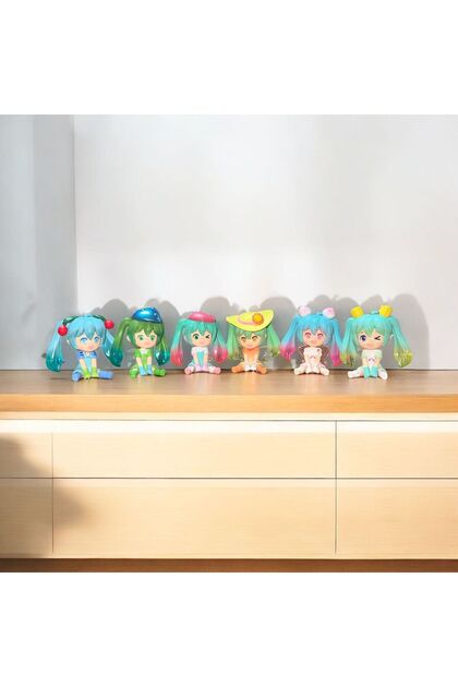 Genel Markalar VIP HATSUNE MİKU 6LI KARAKTER SET 7 CM BİBLO SET