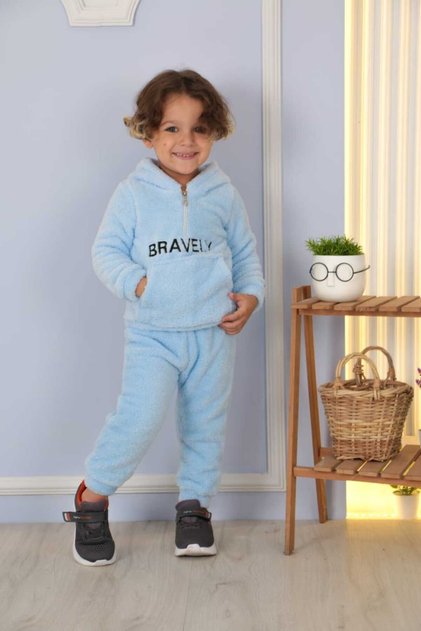 Baby Child Plush Bottom Top Set