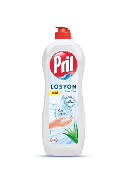 Losyon Elde Yıkama Bulaşık Deterjanı Aloe Vera 750 ml Hassas Ciltler Soğuk Suda Etkili