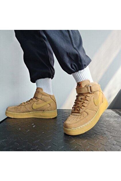 Nike Air Force Mid '07 Wb Kahverengi Erkek Sneaker Ayakkabı