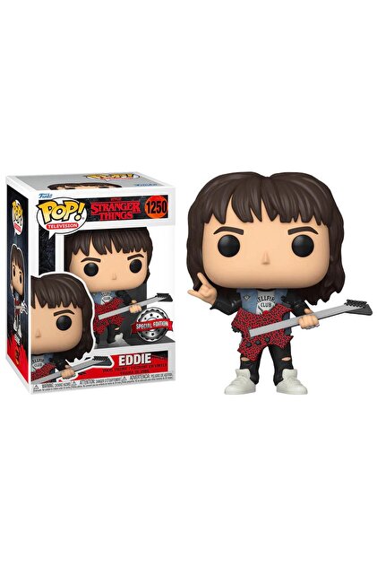 Funko Pop Stranger Things Sezon 4 Eddie Gitarı Ile Exclusive Figür