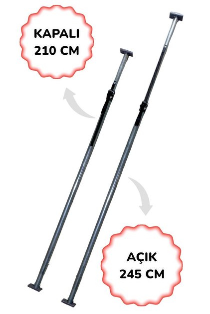 YÜK TUTUCU ŞTANGA (ÇELİK) 210 - 245 CM