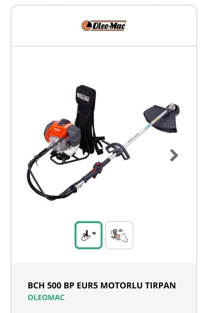 BCH 500 BP EUR5 MOTORLU TIRPAN OLEOMAC