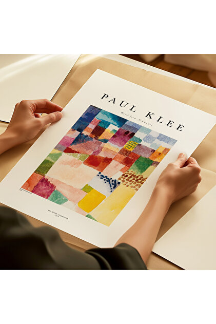 ARTHOUSECOLLECTIVE Paul Klee Poster - Tablo Ölçülerinde Çerçevesiz