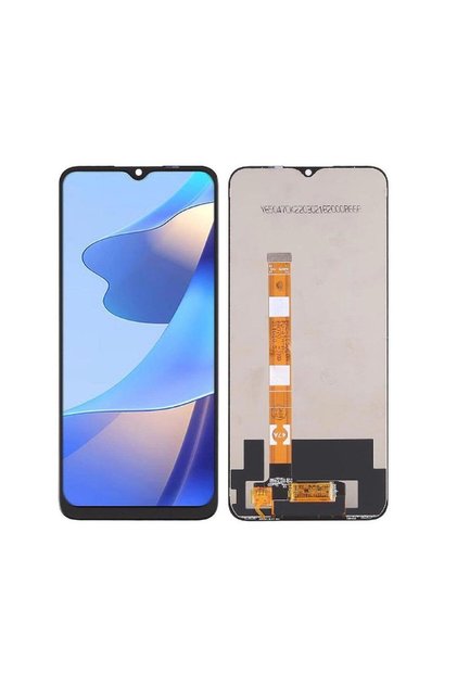 OPPO A16 UYUMLU LCD DOKUNMATİK EKRAN ÇITASIZ SİYAH ORJİNAL