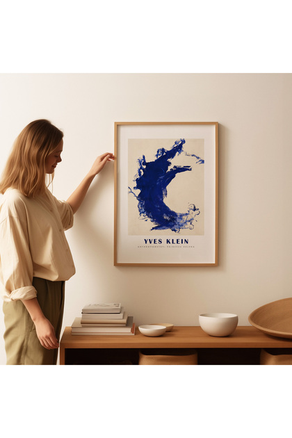 ARTHOUSECOLLECTIVE Yves Klein - Blue Monochrome - Tablo