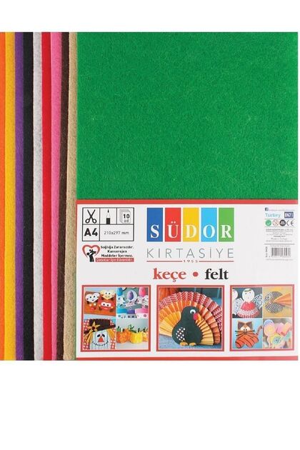 لباد 20X30 سم 10 ألوان 180 جرام Sk37