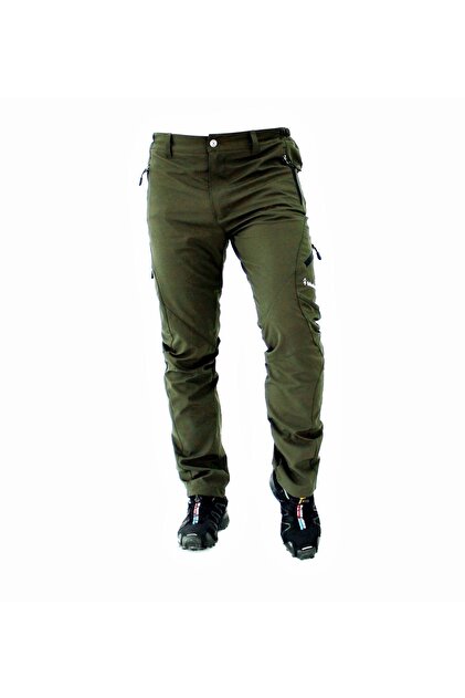 Mudwill Haki Windblock Softshell (Polarsız) Outdoor Pantolon
