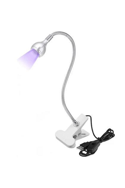 GRİ RENK Masa Sabitlemeli Uv Led Kurutucu Lamba Jel Tips Kurutucu