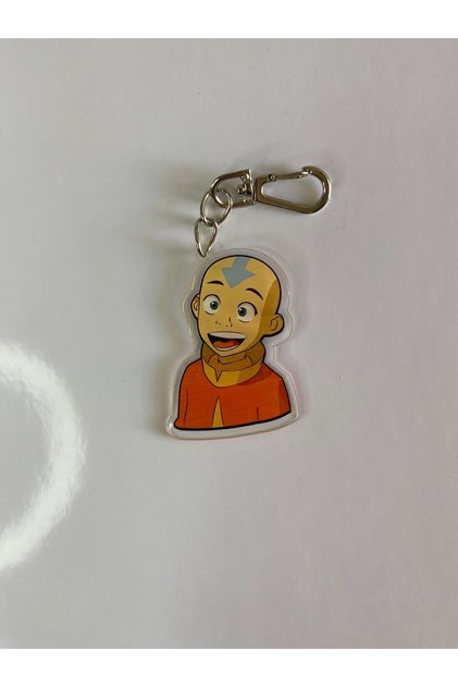 Avatar Last Airbender Animesi Aang Anime Anahtarlık / Çanta Süsü