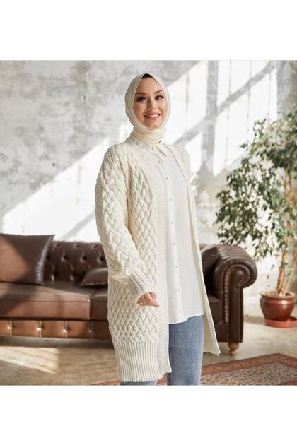 Knitwear Cardigan Hijab