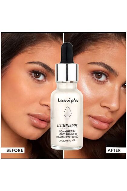 Likit sıvı aydınlatıcı Highlighter ışıltılı yüz&vücut aydınlatıcı