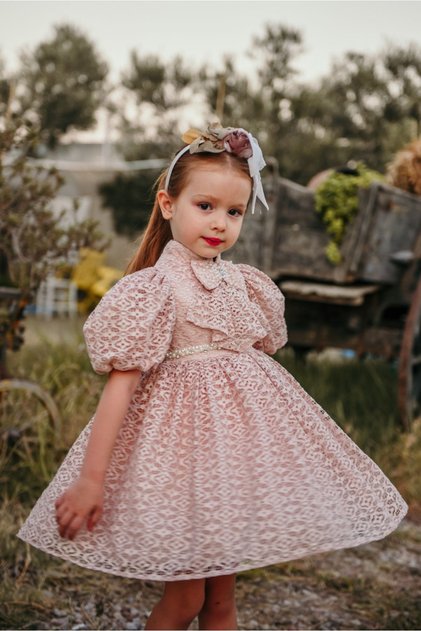 Special Design Girl's Dress, Lace Birthday Dress, Children's Evening Dress