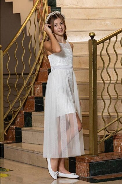 RECEP TURAK GLCK KDS Blue Special Day Graduation Evening Dress for Girls Between 2-14 Years Old- Trendyol RECEP TURAK GLCK KDS Blue Special Day Graduation Evening Dress for Girls Between 2-14 Years Old- Trendyol