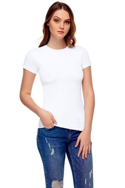 Pack of 4 0-Neck Women's T-Shirts