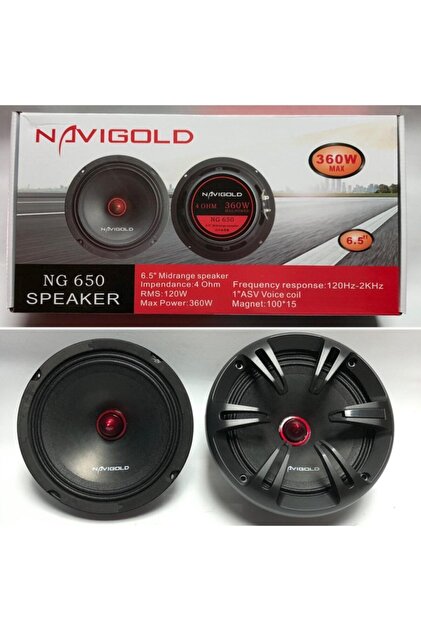 Navigold Ng 650 360 Watt 120 Watt Rms 16cm Profesyonel Midrange