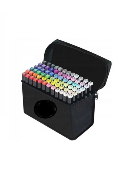Vuslat Design Touch Silky Twin Marker Kalem Seti Çantalı standlı