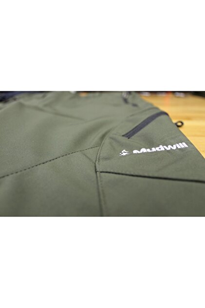 Mudwill Haki Windblock Softshell (Polarsız) Outdoor Pantolon