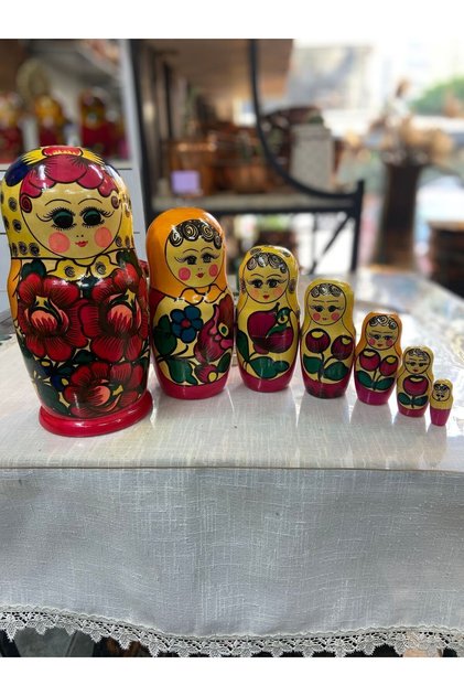 Rus Matruşka Büyük Boy Orjinal Moskova Matrushka