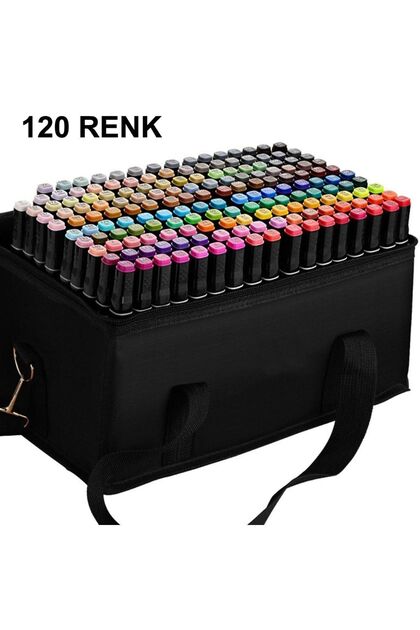 Dodocool 120'li Çift Uçlu Touch Marker Art Tasarım Kalem Seti