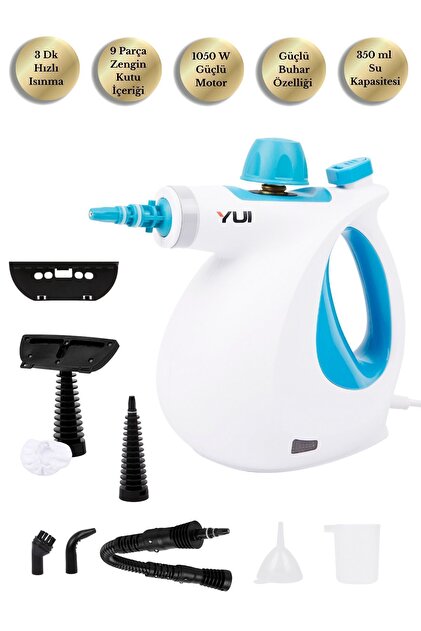 yu-yu0093さま専用 Yui Nv602 Mini Steam Cleaner Çok Fonksiyonlu 9 Parça Buharlı